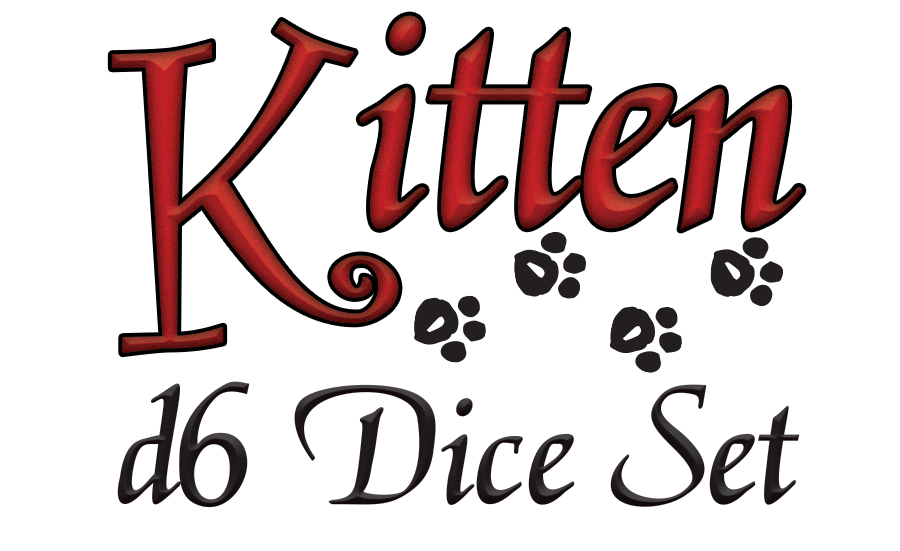 Kitten D6 Dice