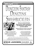 GURPS Dungeon Fantasy Denizens: Swashbucklers – Cover