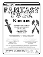 GURPS Fantasy Folk: Kobolds – Cover