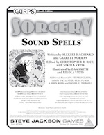 GURPS Sorcery: Sound Spells – Cover